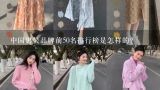 中国男装品牌前50名排行榜是怎样的？中国男装品牌前50名排行榜是怎样的？