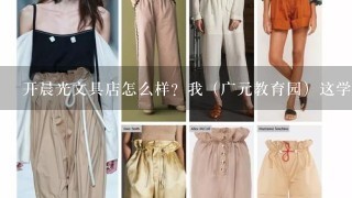 开晨光文具店怎么样？我（广元教育园）这学校比较集中，想开个