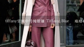 tiffany官网中号纯银镶 Tiffany Blue® 珐琅心形锁饰吊坠。配项链。多少钱？