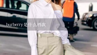 burberry是什么档次