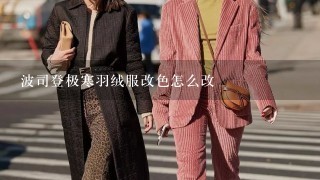 波司登极寒羽绒服改色怎么改