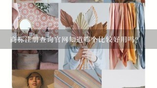 商标注册查询官网知道哪个比较好用吗？